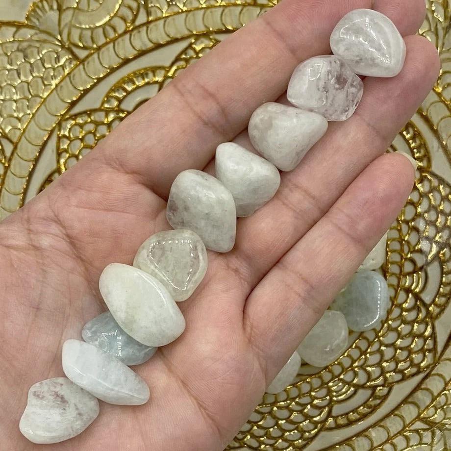 Aquamarine Tumblestones - Serenity & Intuition Crystals