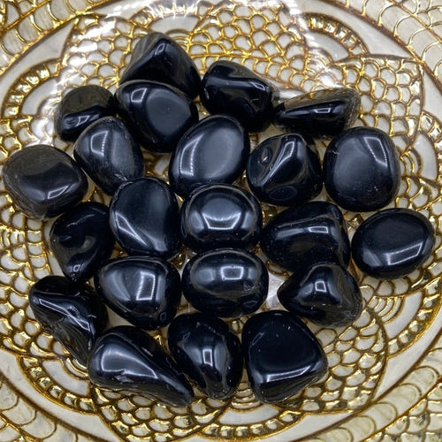 Black Obsidian Tumblestones - Protection & Awareness Small Crystals