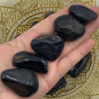 Black Tourmaline Tumblestones - Energetic Protection Crystals