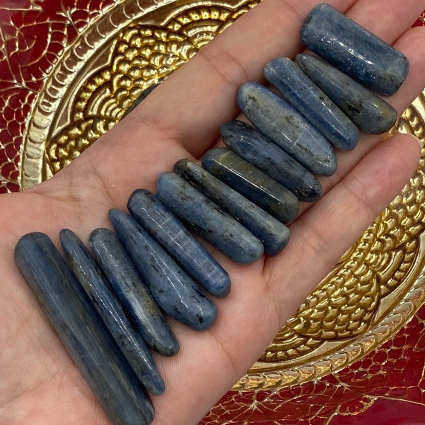 Blue Kyanite Tumblestones - Spiritual Protection Crystals