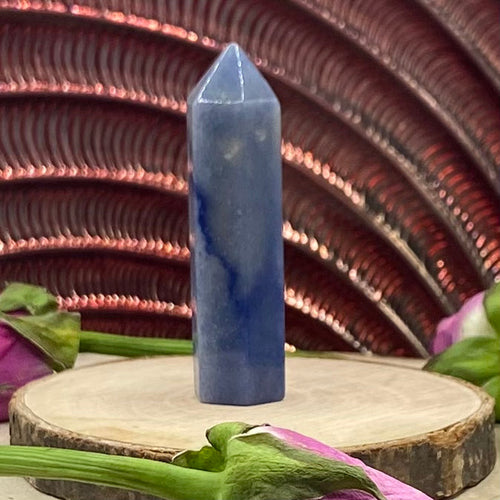 Blue Quartz Polished Point - Harmony & Communication 2- 6cm Crystals