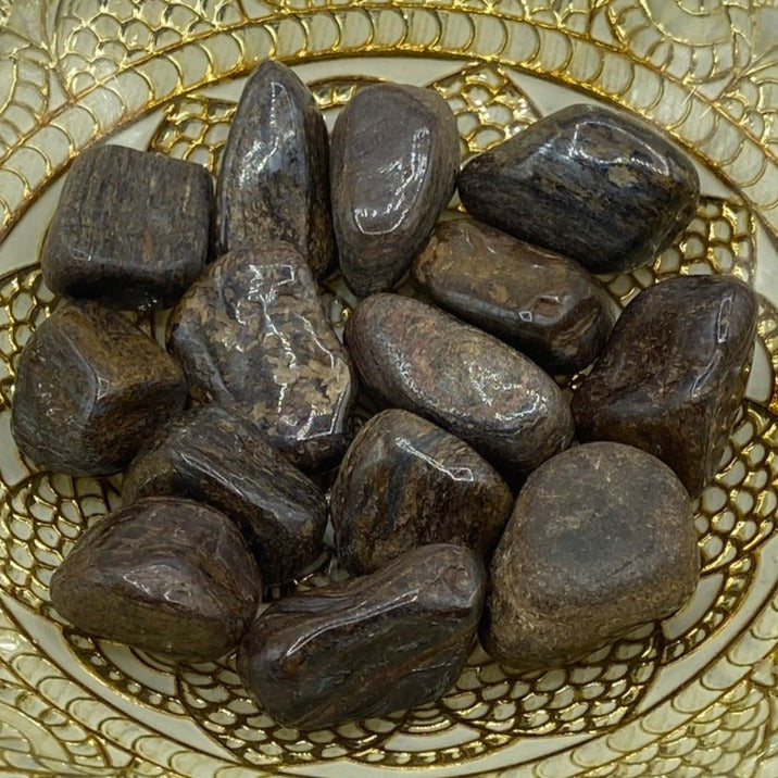 Bronzite Tumblestones - Protection & Grounding Crystals