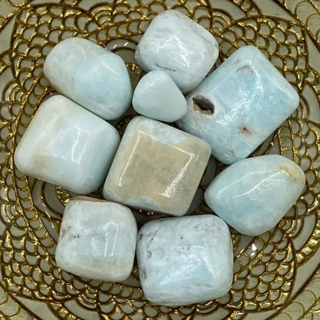 Caribbean Calcite Tumblestones - Spiritual Growth & Self-Confidence Crystals