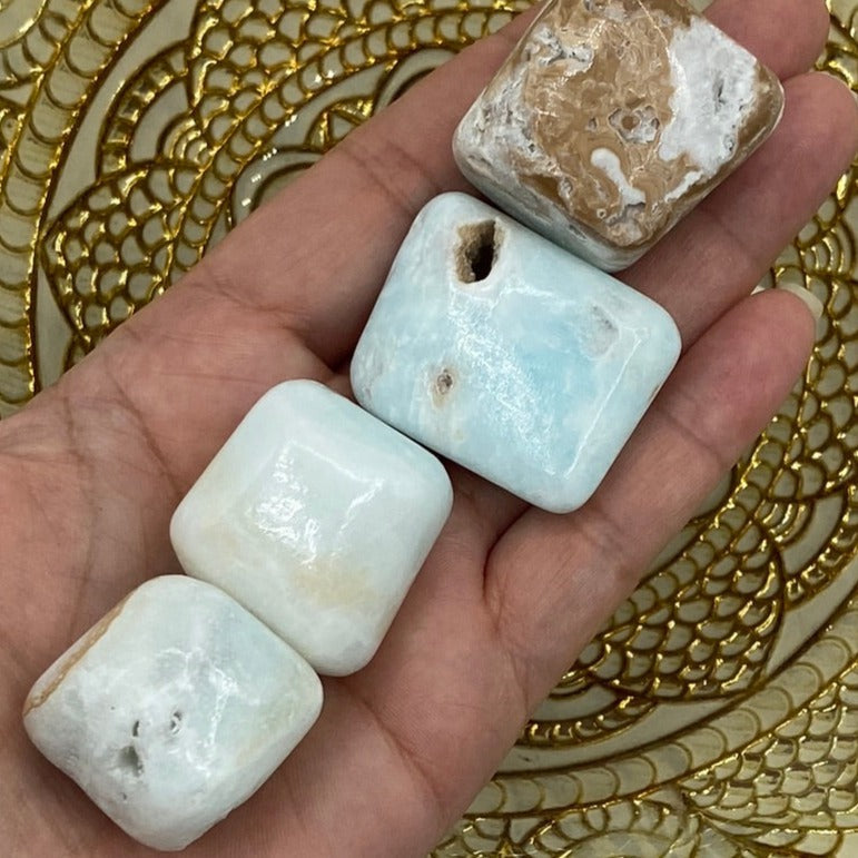 Caribbean Calcite Tumblestones - Spiritual Growth & Self-Confidence Crystals