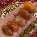 Carnelian Tumblestones - Vitality & Courage Crystals