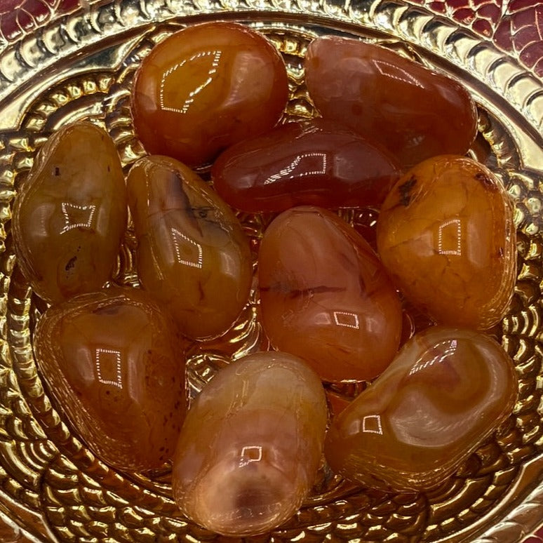Carnelian Tumblestones - Vitality & Courage Large Crystals
