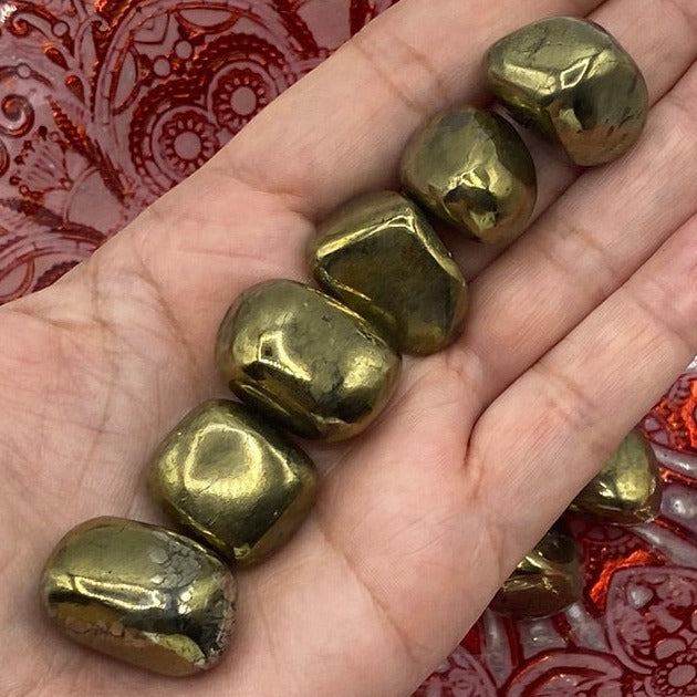 Chalcopyrite Tumblestones - Manifestation & Abundance Crystals