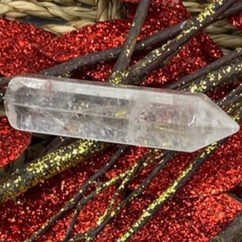 Clear Quartz (Rock Crystal) Wand - Intuition & Wisdom Crystals