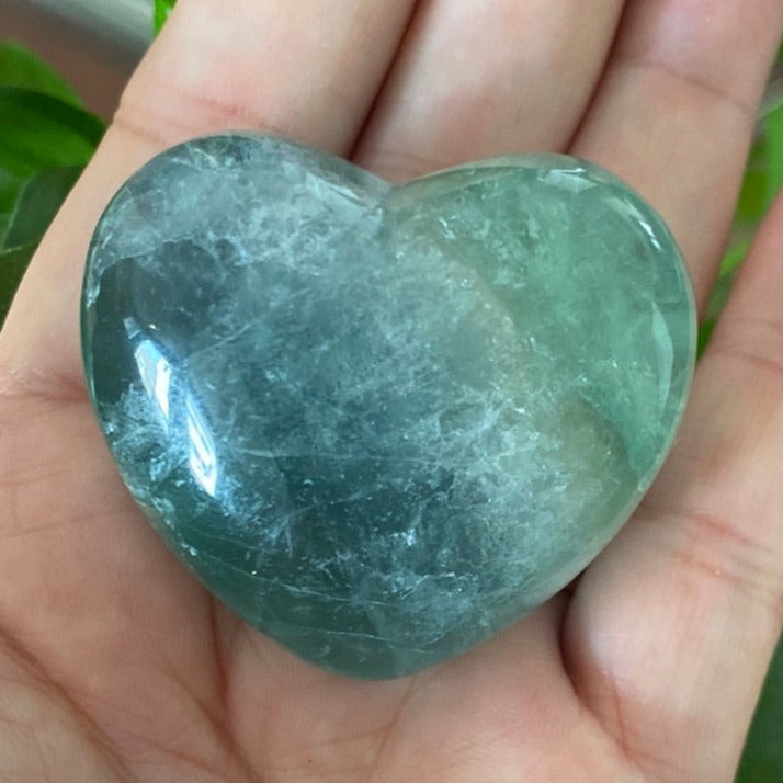 Fluorite Heart - Intuition & Protection Crystals