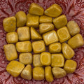 Golden (Yellow) Jade Tumblestones - Energy & Happiness Medium Crystals