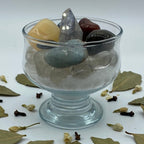 Good Mood & Wellbeing Crystals Bowl Tumblestones Crystals