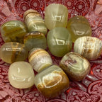 Green Himalayan Calcite Tumblestones Crystals