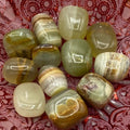 Green Himalayan Calcite Tumblestones Medium Crystals