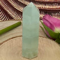 Green (Pistachio/Mint) Calcite Point - Vitality 7cm x 2cm Crystals