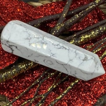 Howlite Wand - Peace & Harmony Crystals