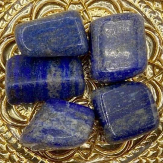 Lapis Lazuli Tumblestones - Spiritual Elevation & Wisdom Large Crystals