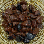 Mahogany Obsidian Tumblestones - Grounding & Protection Small Crystals