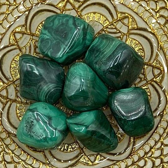 Malachite Tumblestones - Balance & Vitality Medium Crystals