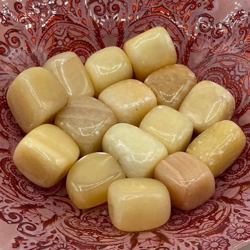 Orange Calcite Tumblestones - Joy & Creativity Crystals