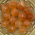 Orange Selenite Freeform Tumblestones - Joy & Creativity Crystals