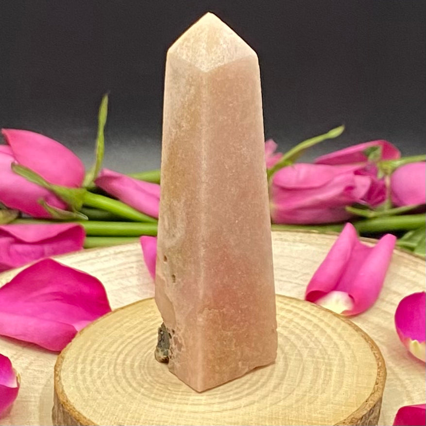Pink Amethyst Obelisk - Emotional Healing & Wisdom Crystals