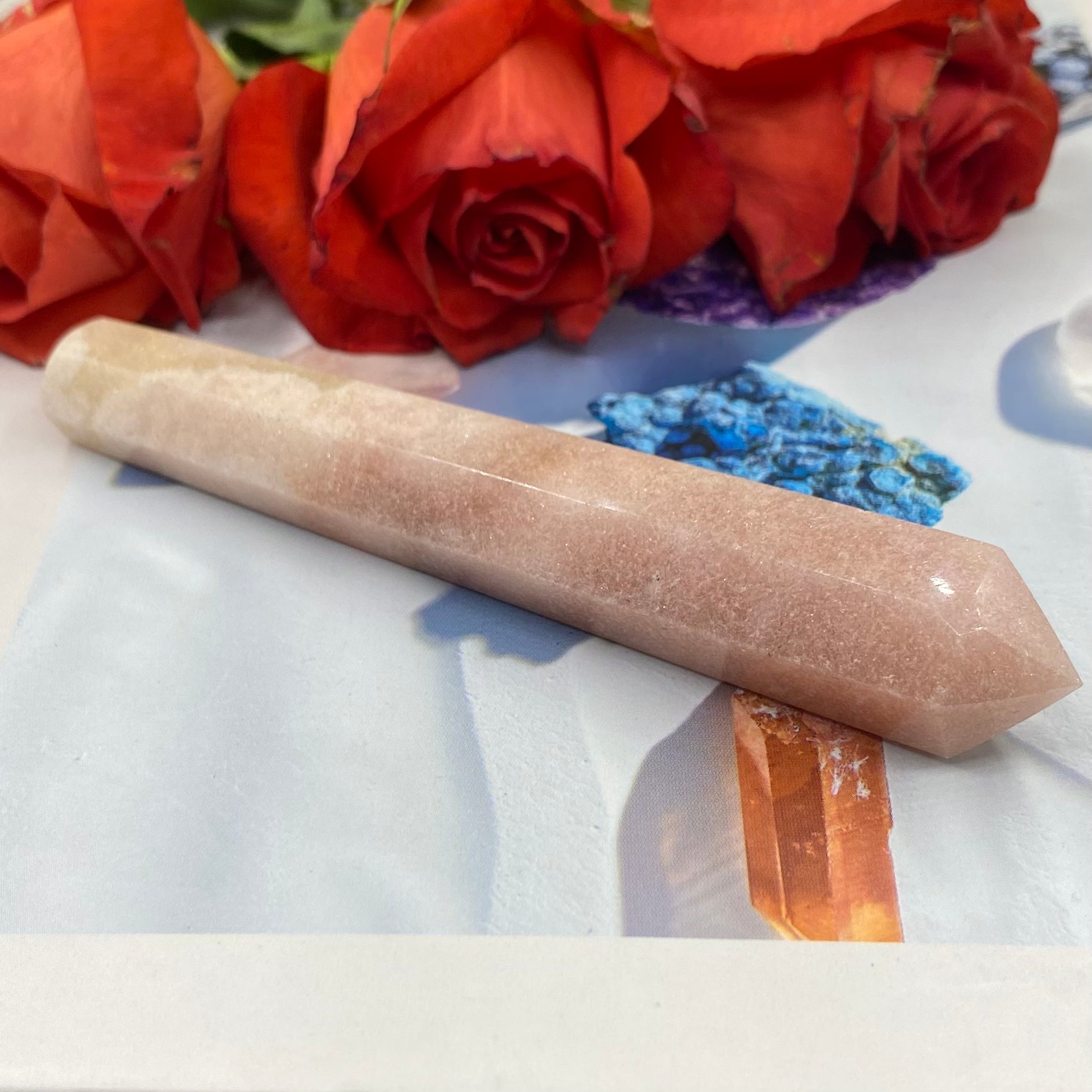 Pink Amethyst Wand Crystals
