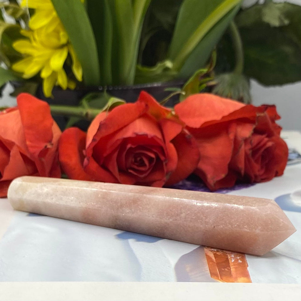 Pink Amethyst Wand 11.5cm Crystals