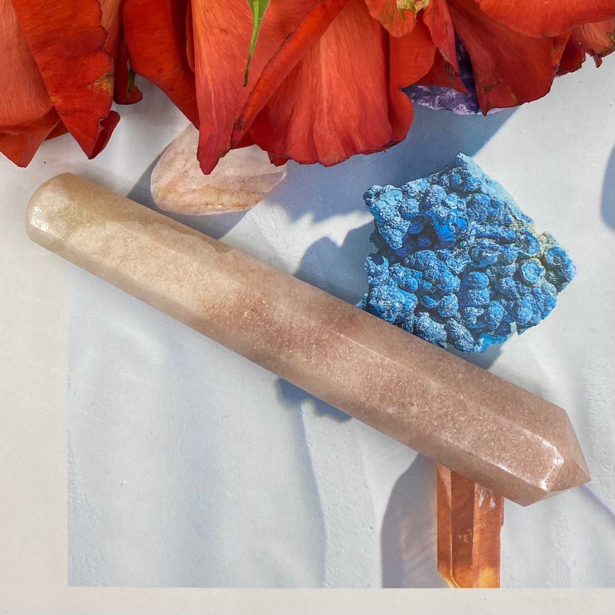 Pink Amethyst Wand Crystals