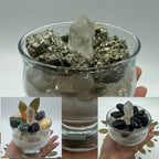 Prosperity Crystals Bowl 3 Bowls Kit (Prosperity & Fortune & Protection) Crystals
