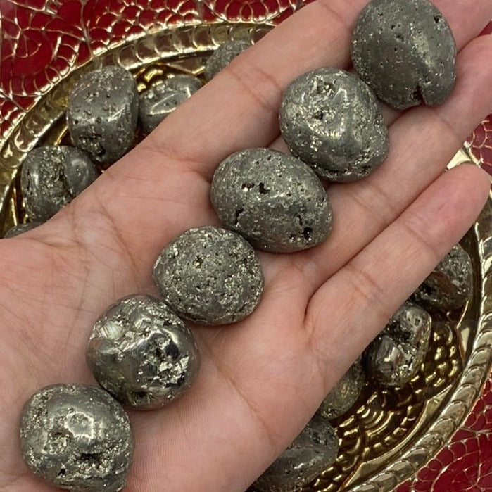 Pyrite Tumblestones - Success & Prosperity Medium Crystals