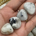 Rainbow Moonstone Tumblestones - Feminine Energy Small Crystals