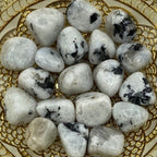 Rainbow Moonstone Tumblestones - Feminine Energy Crystals