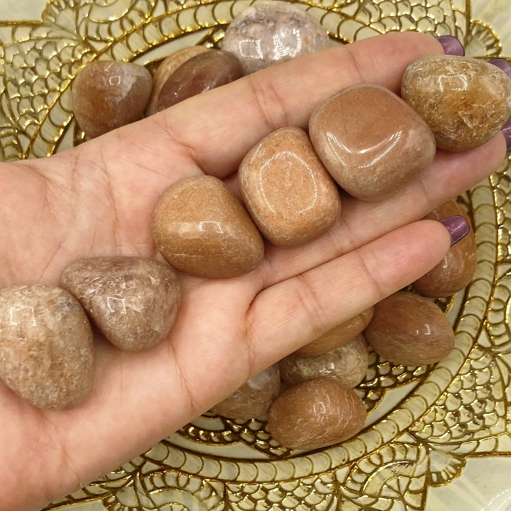 Red Aventurine Tumblestones Crystals