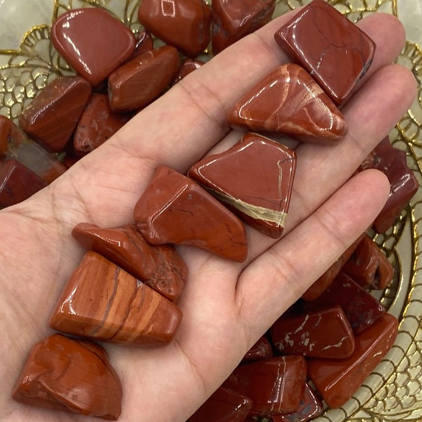 Red Jasper Tumblestones - Vitality & Protection Crystals