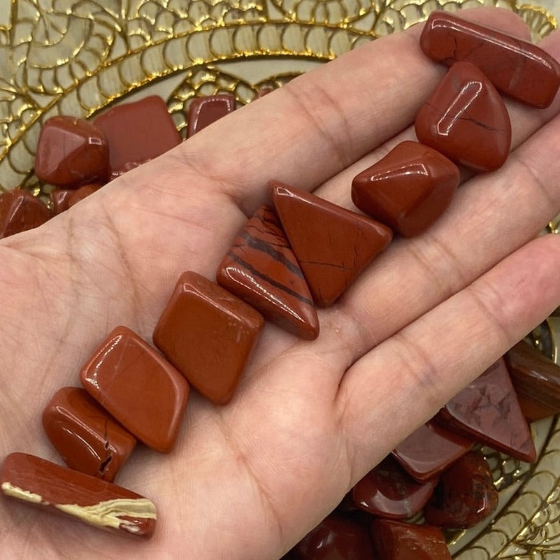 Red Jasper Tumblestones - Vitality & Protection Crystals