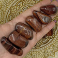 Red Tiger's Eye (Bull/ Dragon's Eye) Tumblestones - Motivation & Courage Large Crystals