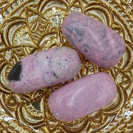 Rhodonite Tumblestones - Emotional Healing & Self-Confidence Crystals