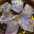 Rough Amethyst Aura Quartz Chunk - Spirituality & Transmutation 40g - 60g Crystals