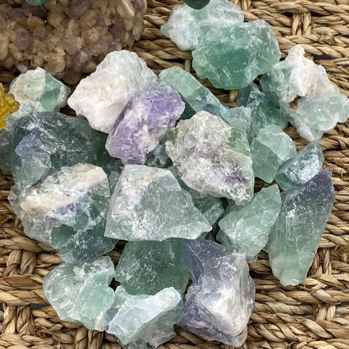 Rough Fluorite Chunk - Intuition & Protection Crystals