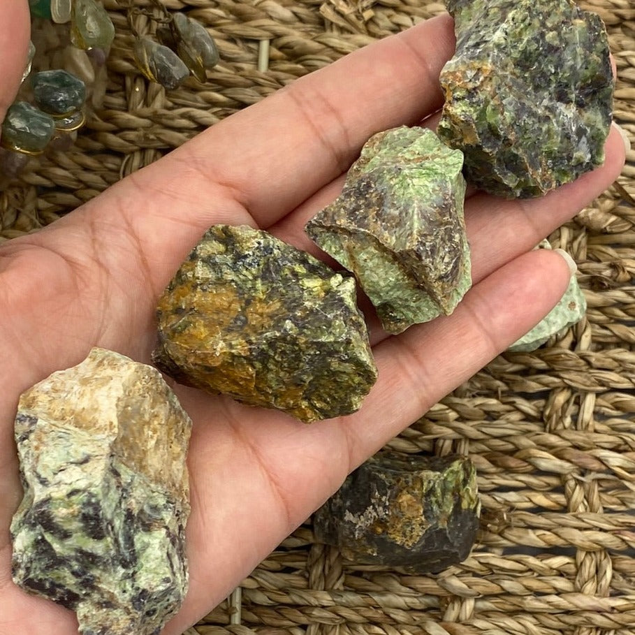 Rough Pistachio (Green) Opal Chunk 20g - 40g Crystals