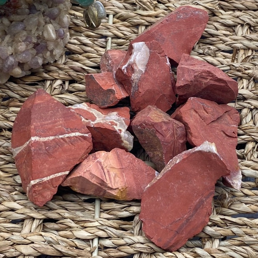 Rough Red Jasper Chunk - Vitality & Protection Crystals