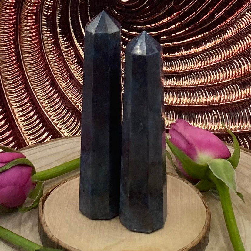 Ruby Kyanite Point - Intuition & Vitality Crystals