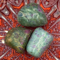 Ruby in Fuchsite Tumblestones Large Crystals