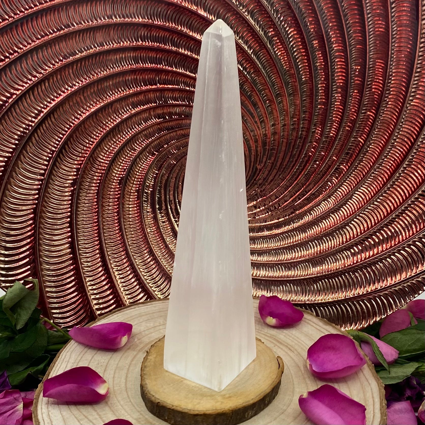 Selenite Obelisk - Cleansing & Purification Crystals