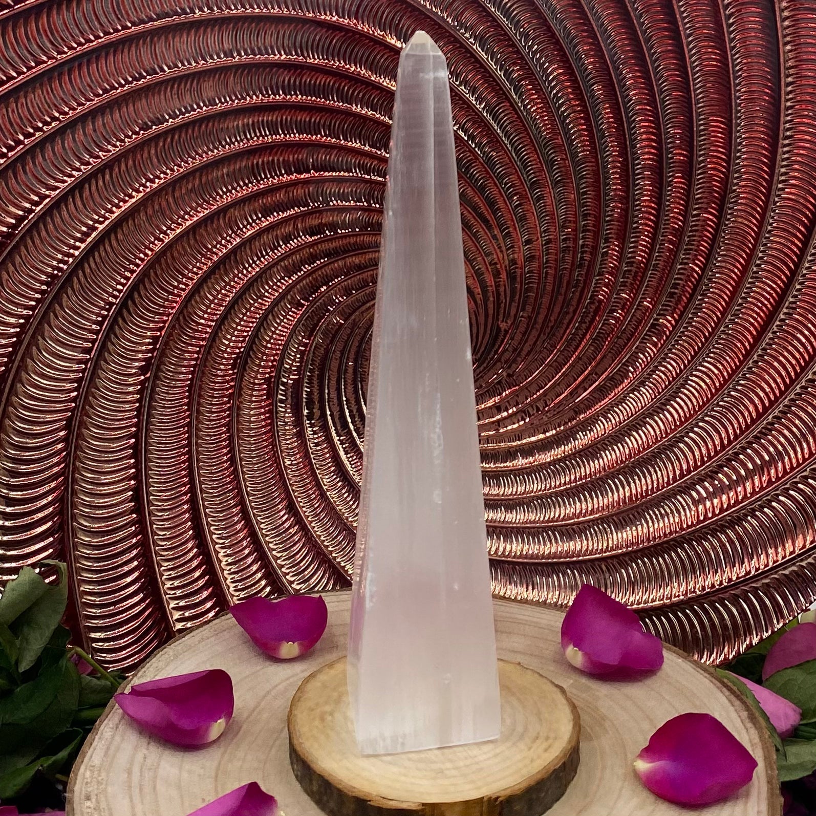 Selenite Obelisk - Cleansing & Purification 20.2cm Crystals