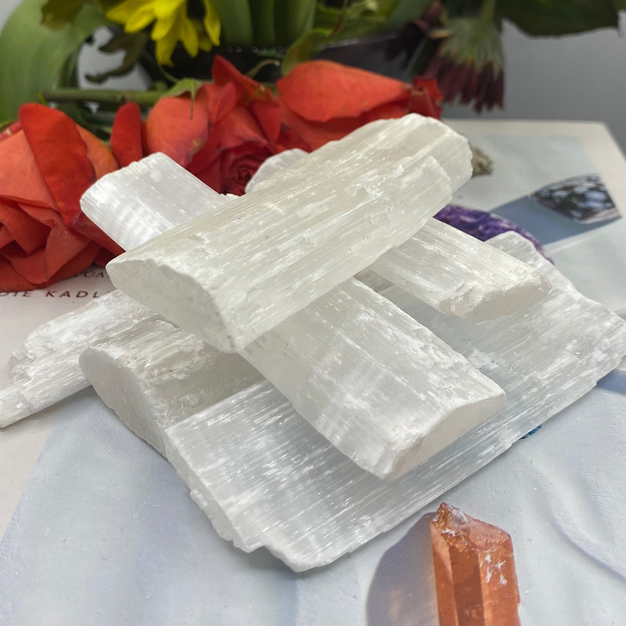 Selenite Ruler - Cleansing & Purification Crystals