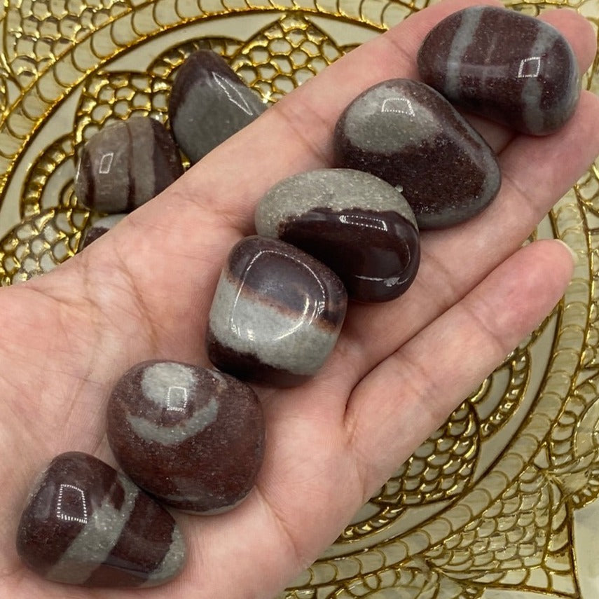 Shiva Lingam Tumblestones Crystals