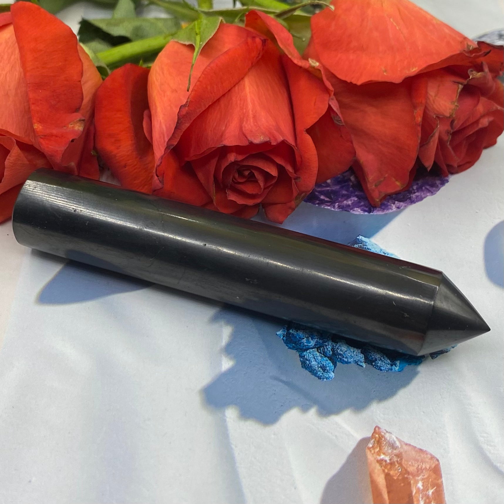 Shungite Pencil Wand - Stone of Life & Transmutation Crystals