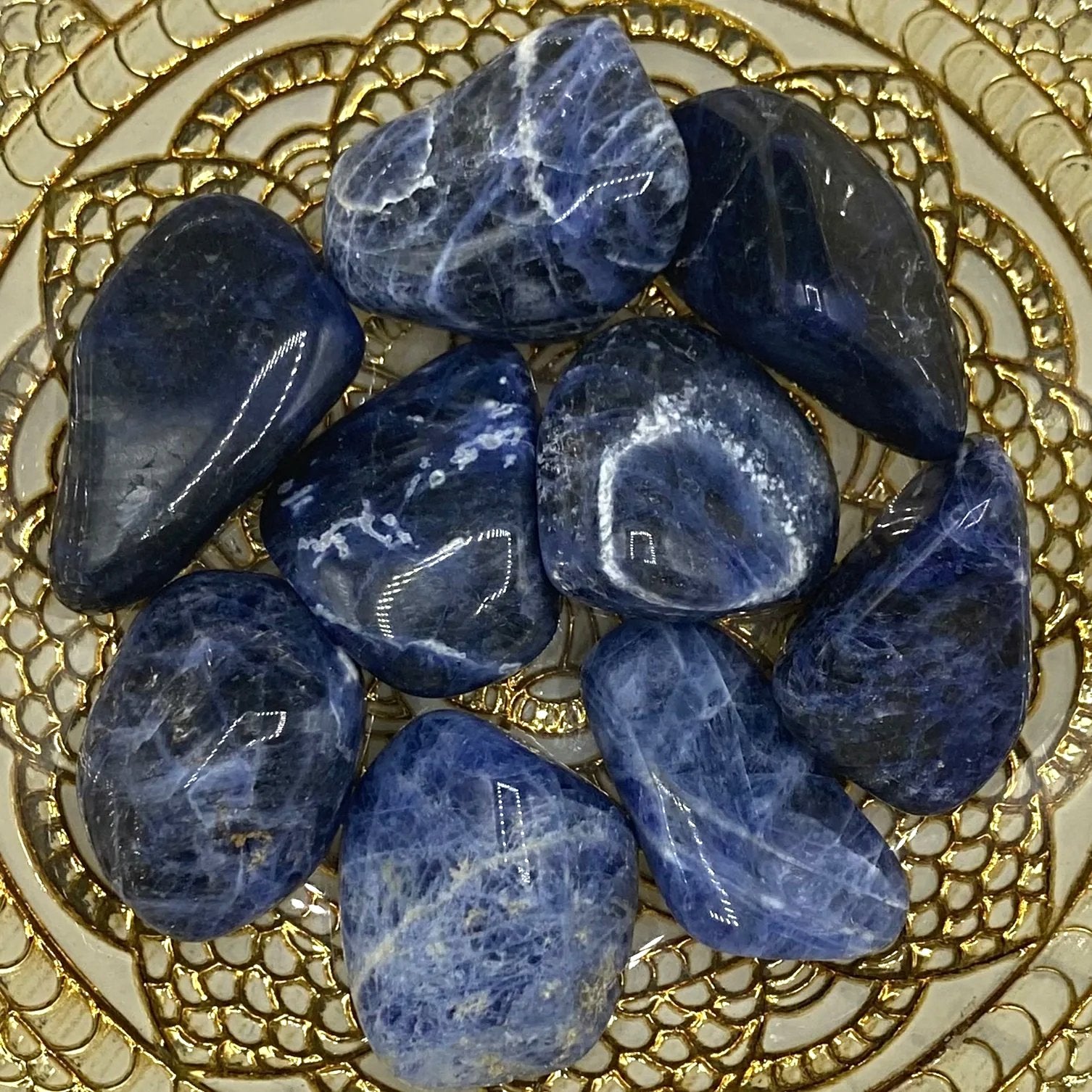 Sodalite Tumblestones - Wisdom & Guidance Crystals