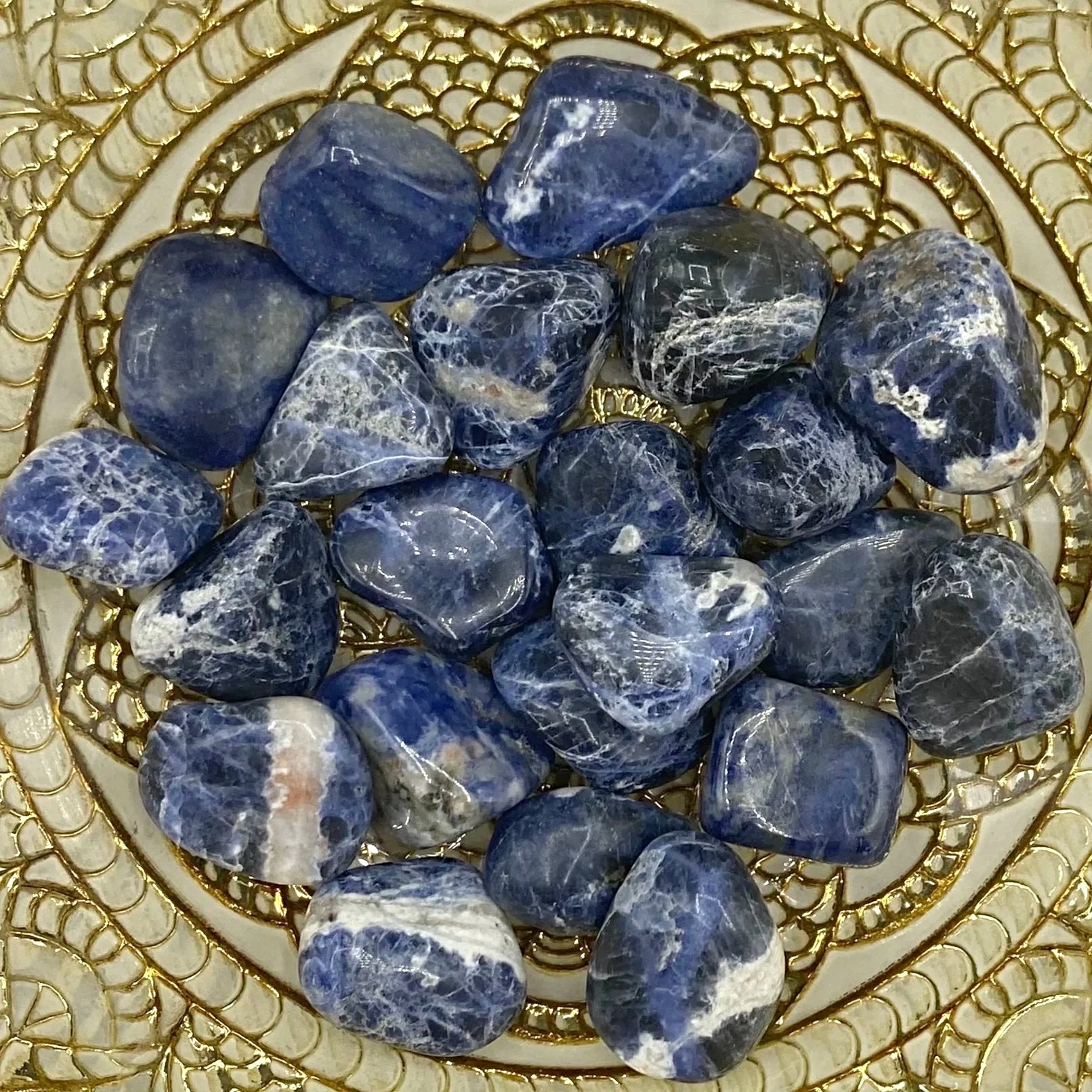 Sodalite Tumblestones - Wisdom & Guidance Crystals